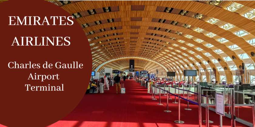 Emirates Airlines Charles de Gaulle Airport Terminal