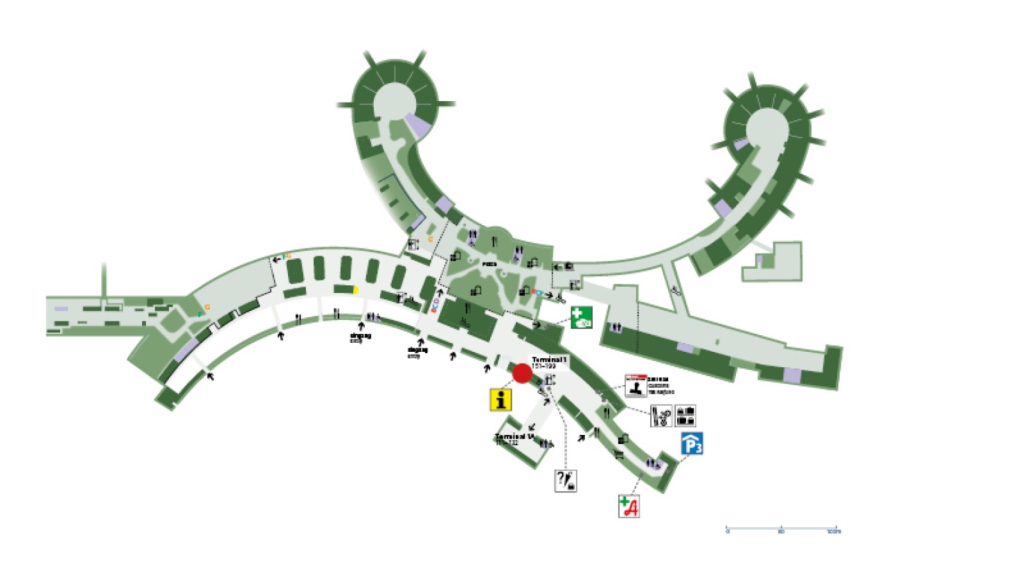 VIE Airport Map