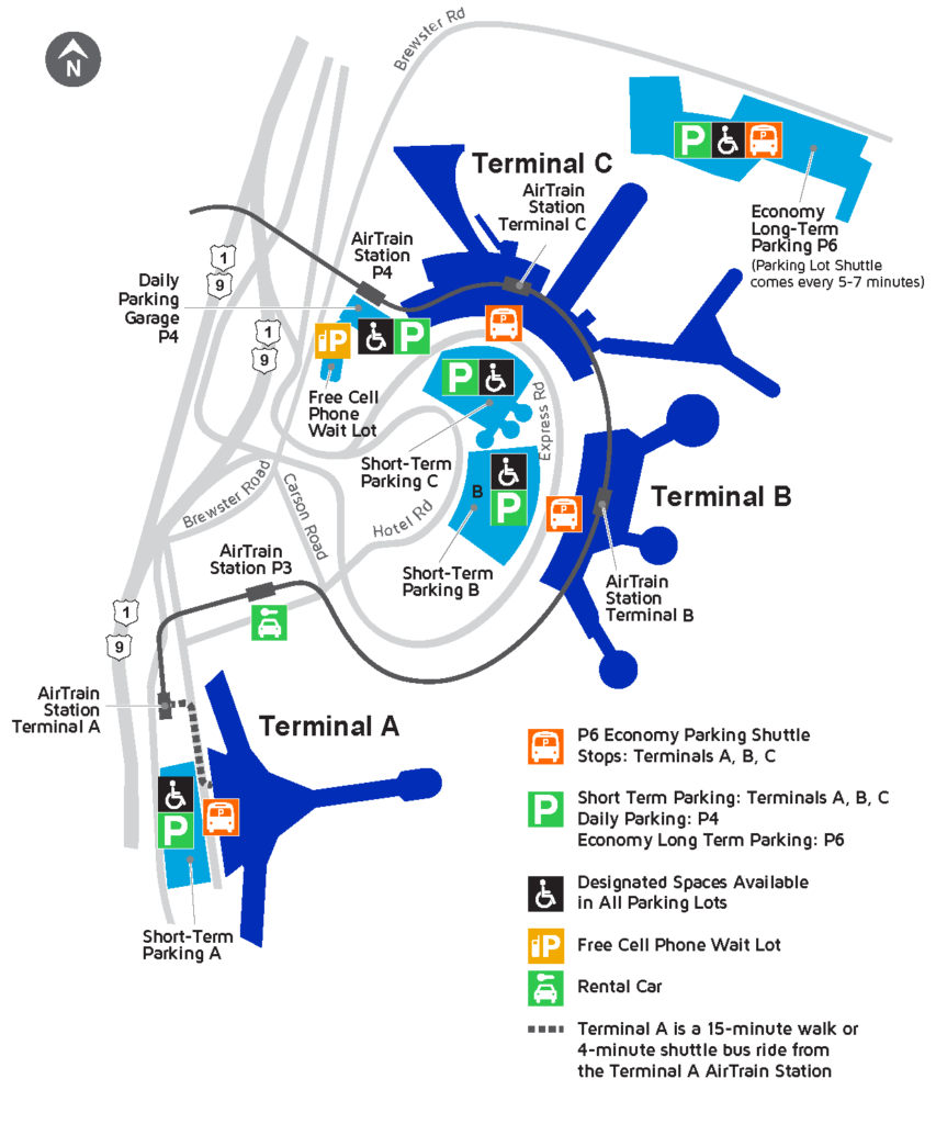 Newark Liberty International Airport Map