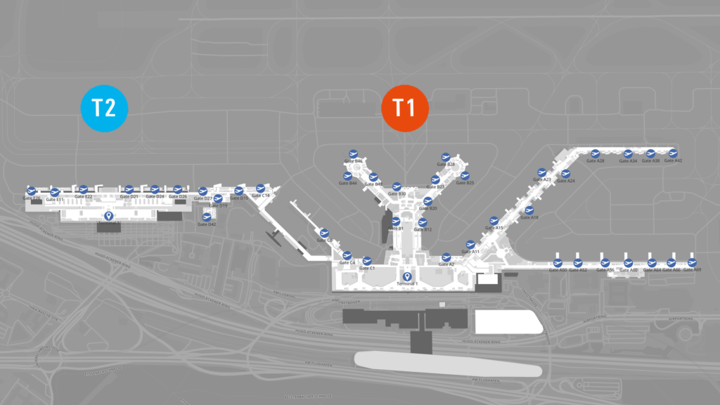 Frankfurt Airport Map