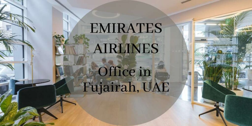 Emirates Airlines Office in Fujairah, UAE