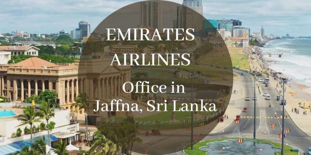 Emirates Airlines Office in Jaffna, Sri Lanka