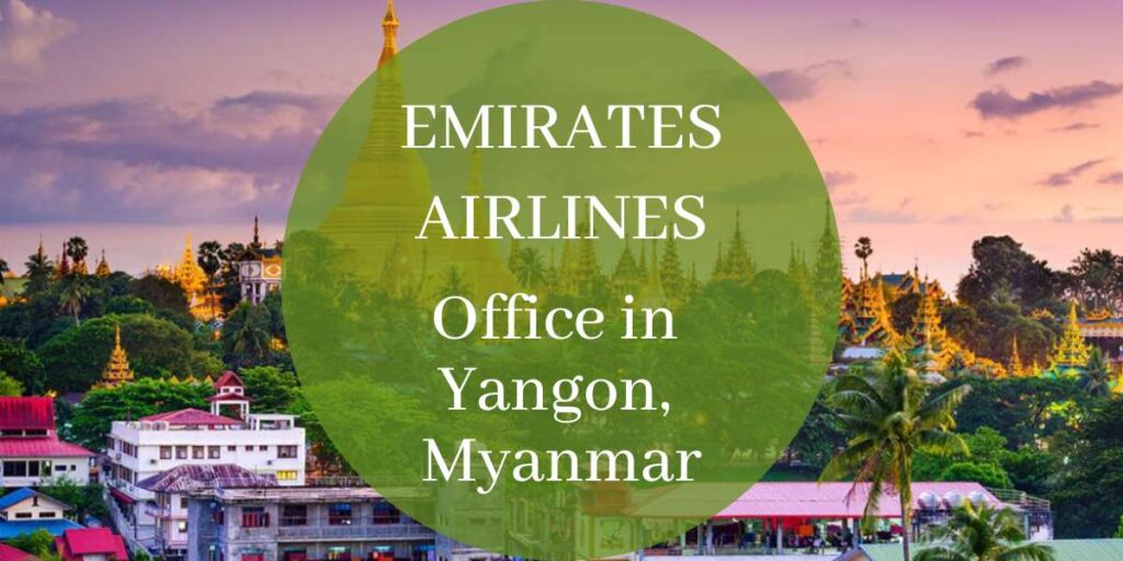 Emirates Airlines Office in Yangon, Myanmar