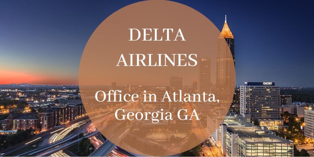 Delta Airlines Office in Atlanta, Georgia GA