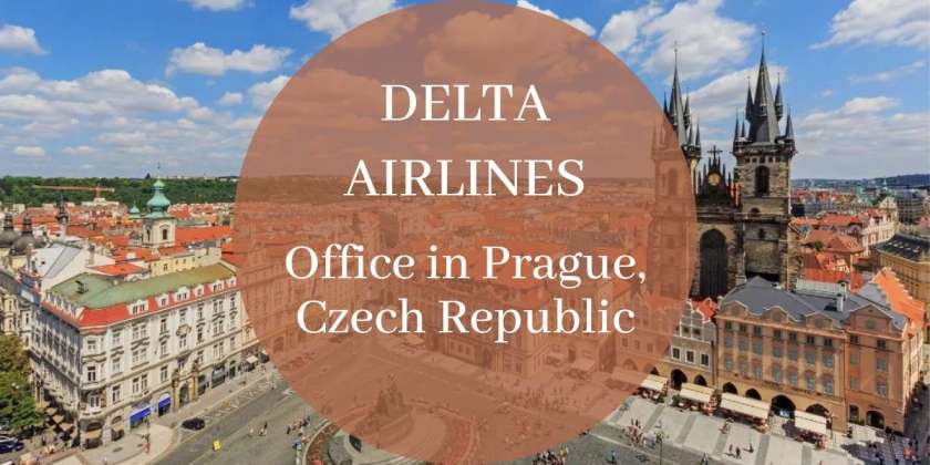 Delta Airlines Office in Prague, Czech Republic