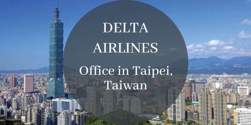Delta Airlines Office in Taipei, Taiwan