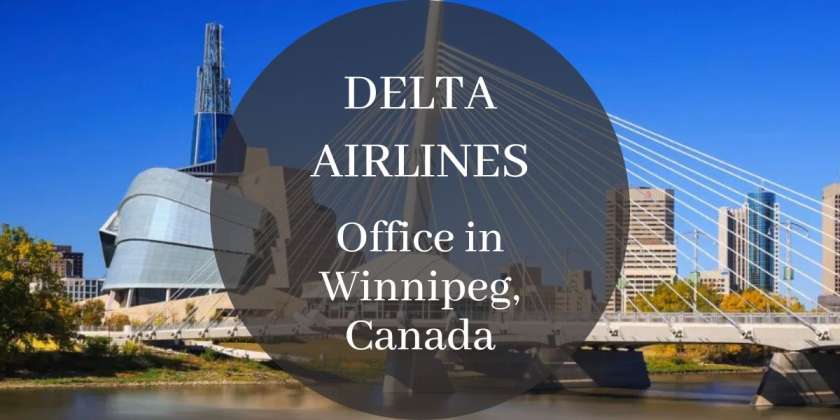 Delta Airlines Office in Winnipeg, Canada