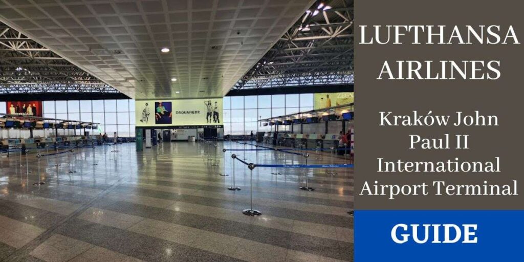 Lufthansa Airlines Kraków John Paul II International Airport Terminal