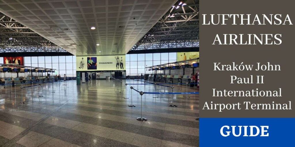 Lufthansa Airlines Kraków John Paul II International Airport Terminal