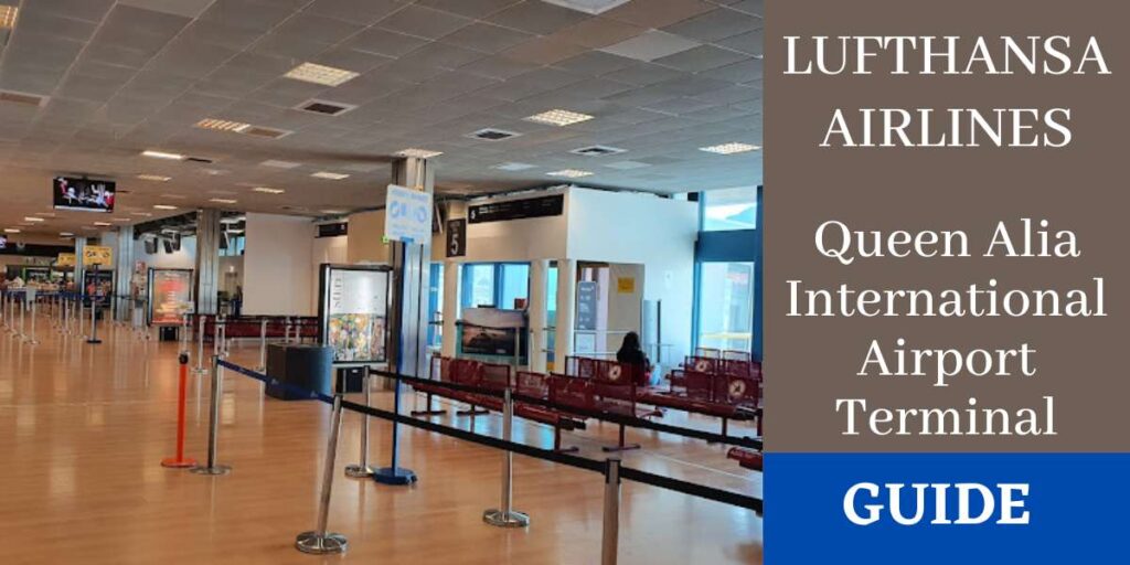 Lufthansa Airlines Queen Alia International Airport Terminal