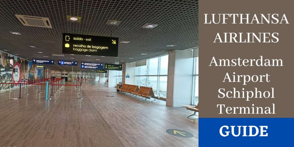 Lufthansa Airlines Amsterdam Airport Schiphol Terminal