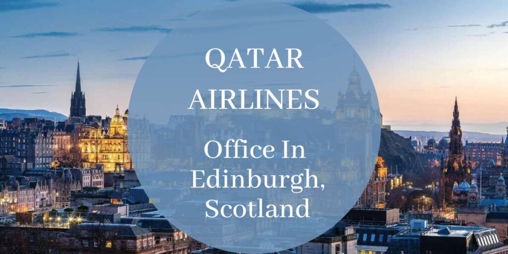 Qatar Airways Office In Edinburgh, Scotland