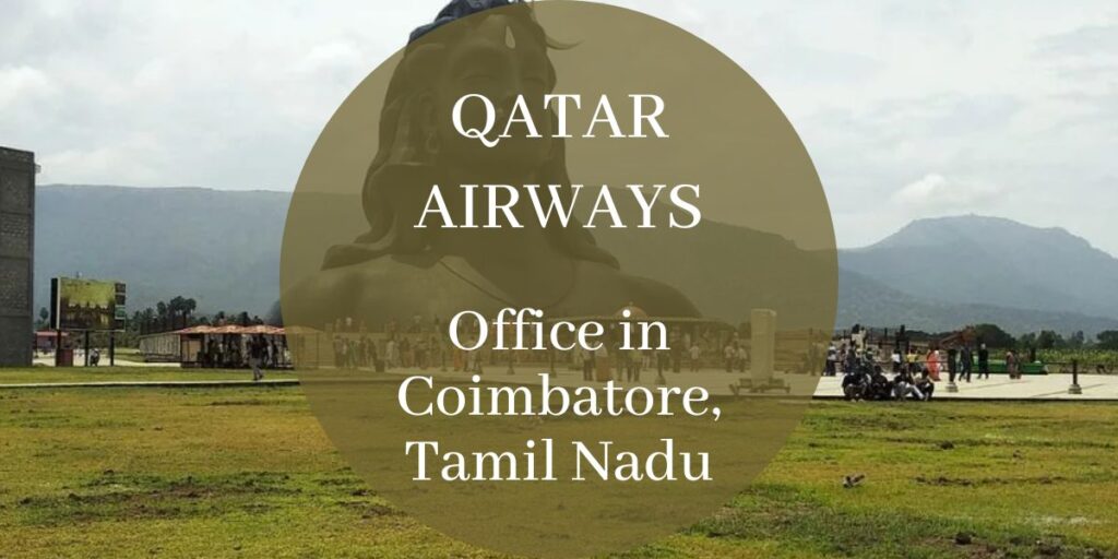 Qatar Airways Office in Coimbatore, Tamil Nadu