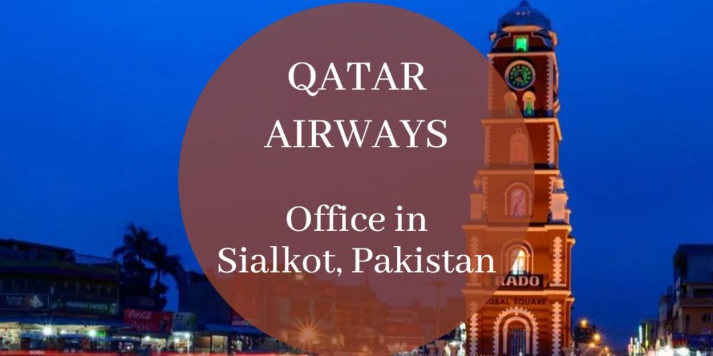 Qatar Airways Office in Sialkot, Pakistan