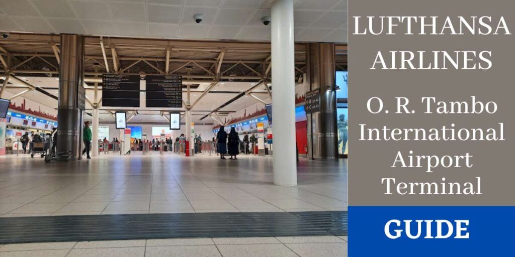 Lufthansa Airlines O. R. Tambo International Airport Terminal