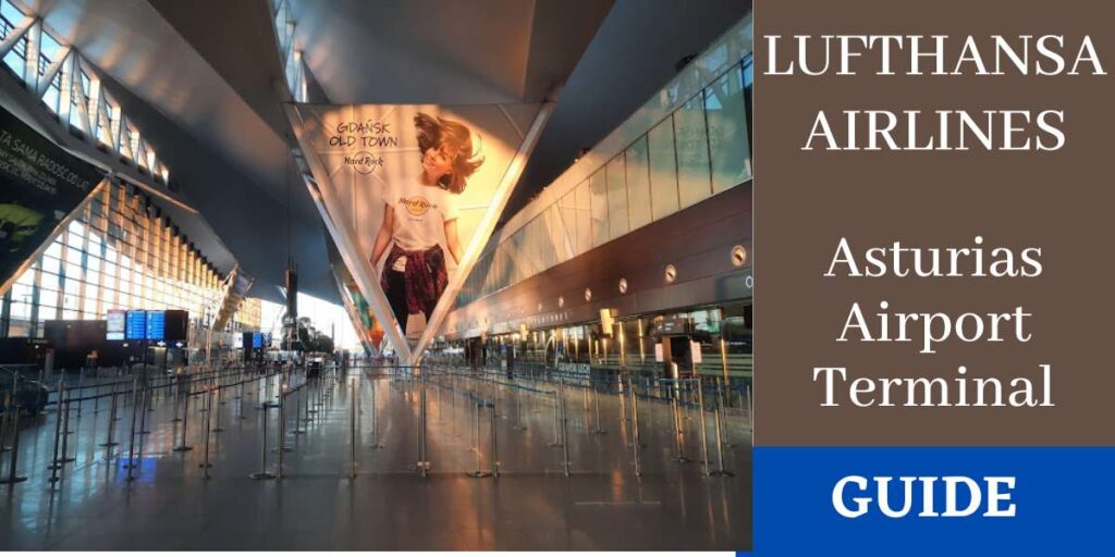 Lufthansa Airlines Asturias Airport Terminal