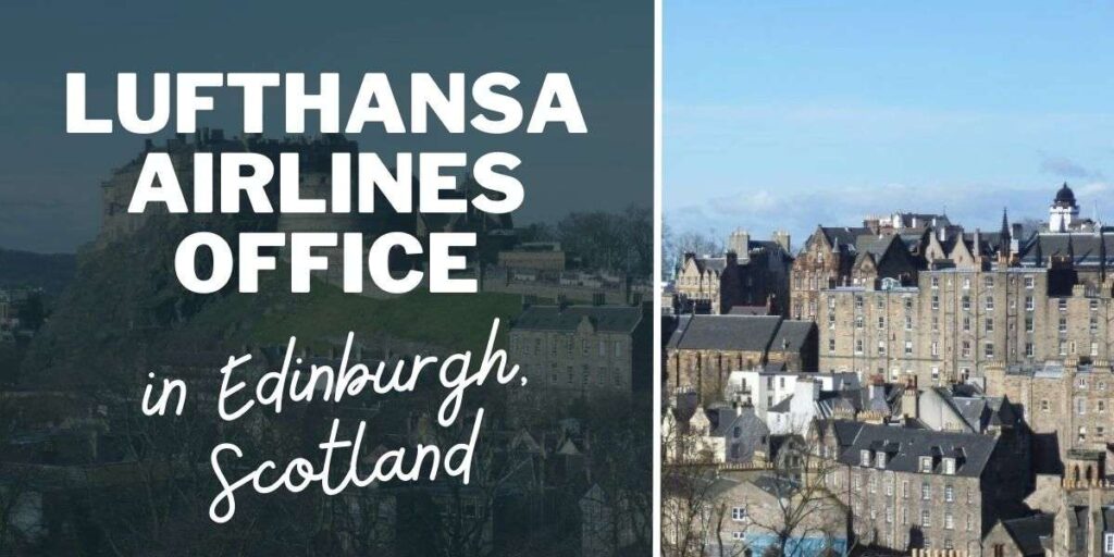 Lufthansa Airlines Office in Edinburgh, Scotland