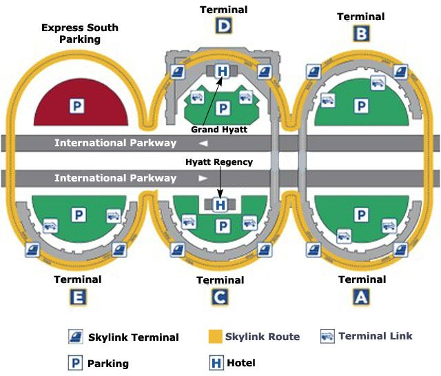dfw airport Frontier terminal map